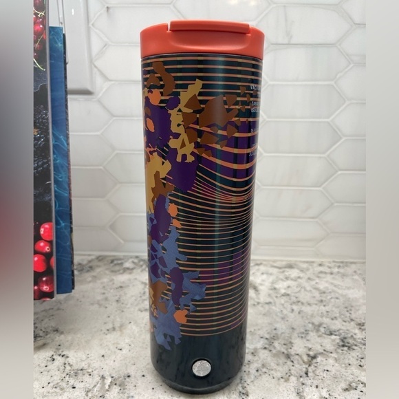 Starbucks Fall 2024 Black and Orange Halloween SS Bottle Tumbler.NWT. HTF. Rare! - Picture 2 of 9